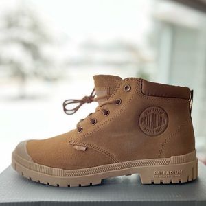 Palladium lightweight low cut boot.